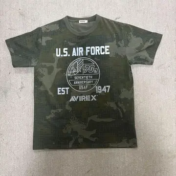 AVIREX U.S. AIR FORCE 티셔츠 XL 카모플라쥬