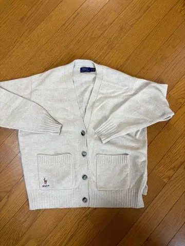 Polo 랄프 로렌 베이지 가디건 긴팔