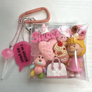가챠 파우치 PEANUTS 샐리 핑크