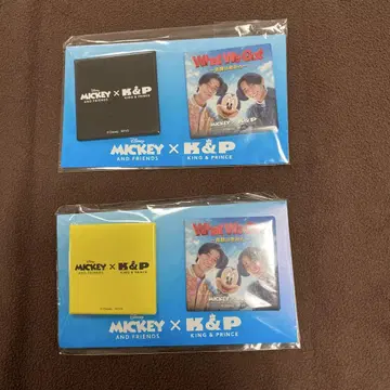 MICKEY x King & Prince 킹프리 캔뱃지