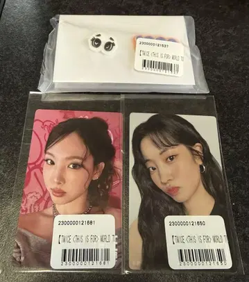 TWICE 온라인 복권 러버 핀즈 세트 사나 오리지널 스티커