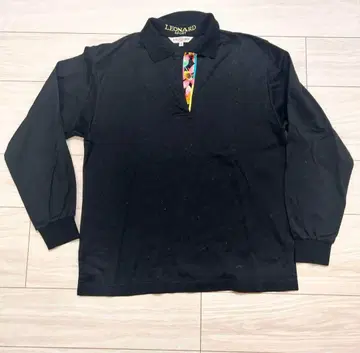 가격 인하 새상품 LEONARD SPORT 레오나르 M 블랙 꽃무늬