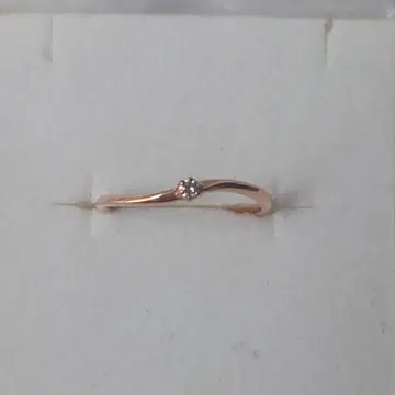 사만사 실바 K10 다이아몬드 반지 10호 핑크 골드