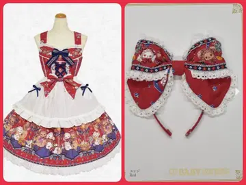 BABY 쿠먀쨩의 Harvest Festival 패턴 JSK & 머리띠