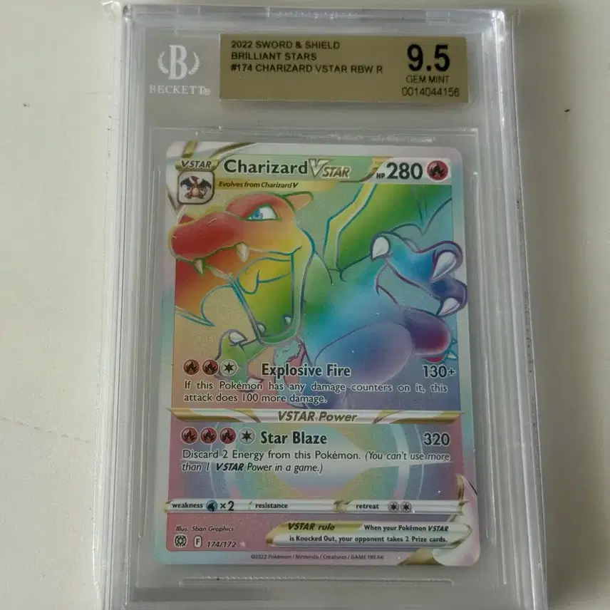 포켓몬 북미 Charizard VStar HR BGS 9.5 젬민트 사진 1
