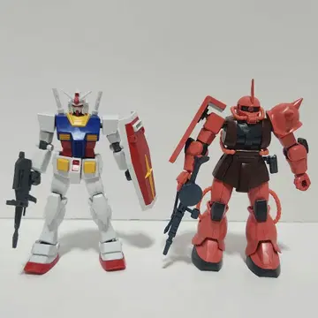 HG 건담 프라모델 노다이 RX-78-2 건담 & 자쿠 II 2체 세트
