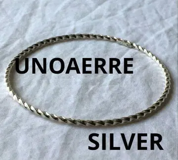 빈티지 우노아레 UNOAERRE 실버 뱅글 SILVER