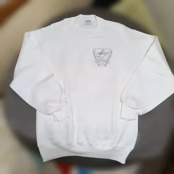 crazy shirt 속기모 맨투맨 화이트 made in USA