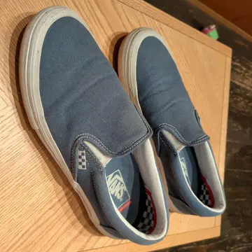 VANS 팝 쿠시 블루 슬립온