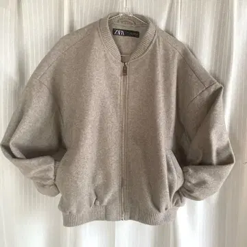 ZARA 자라 2024 소프트 봄버 자켓 아우터 블루종 베이지