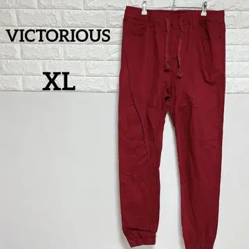 [ VICTORIOUS ] CL 빨간색 캐주얼 팬츠 빨간색