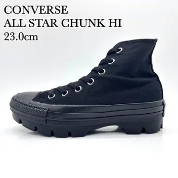 컨버스 올스타 청키 HI 블랙 통굽 23.0cm