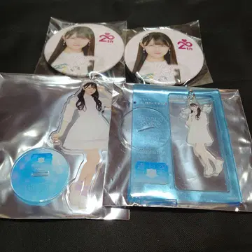 AKB48 쿠보 히나노 SPECIAL 복권 아크릴 스탠드 캔뱃지 세트
