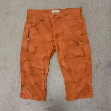 카모 패턴 오렌지 숏팬츠 2XL