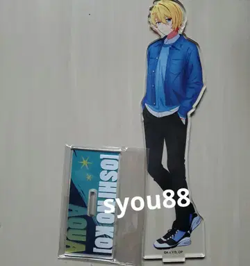 최애의 아이 아쿠아 아크릴 스탠드 데님 스타일