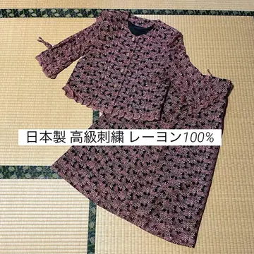 [일본제] ThreeFlora 고급 자수 셋업 포멀 15호 새상품급