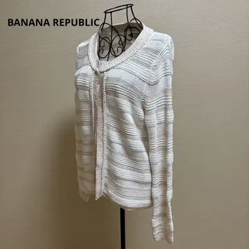 BANANA REPUBLIC 가디건 긴팔 펄 장식 M 사이즈