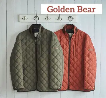 [ 새상품급 ] Golden Bear 퀼팅 자켓 올리브 그린 (L)