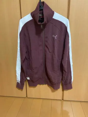 PUMA 트랙 자켓 M 버건디