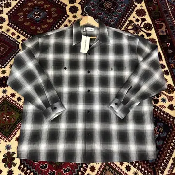 COOTIE PRODUCTIONS T/W Work L/S 체크 셔츠
