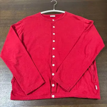 Orcival 레드 가디건 긴팔