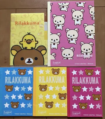 리락쿠마 코리락쿠마 이로 노트 미니 파일 새상품 [ 익명 배송 ]