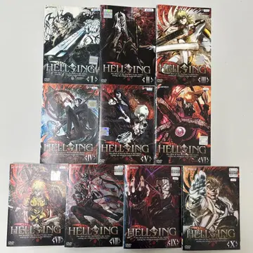 HELLSING OVA DVD 전 10권 전권 세트 렌탈 HELLSING