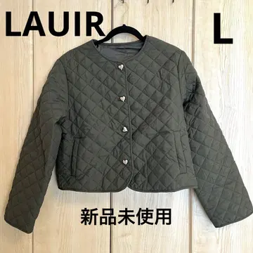 LAUIR 노카라 자켓 L 사이즈 카키