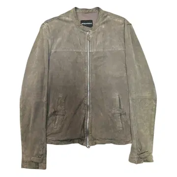 emporio armani 스웨이드 가죽 자켓