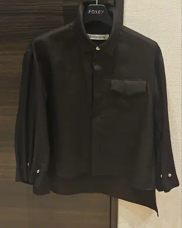 TARO HORIUCHI 블랙 긴팔 셔츠
