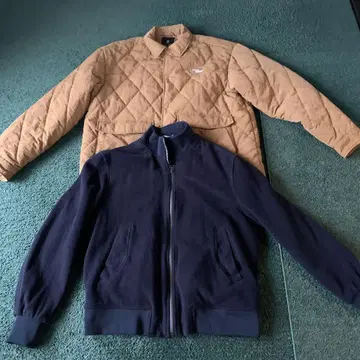 H&M 퀼팅 자켓 & ZARA 네이비 아우터