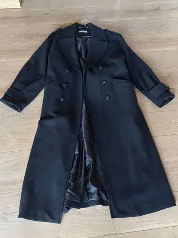 PAGEBOY 롱 코트 블랙