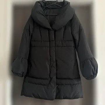 INGNI 빅 칼라 블랙 다운 자켓
