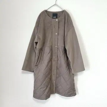 HK WORKS LONDON 퀼팅 자켓 브라운 XL
