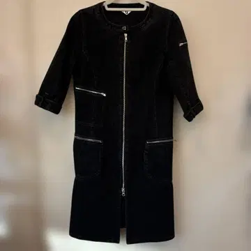 블랙 집업 원피스 99