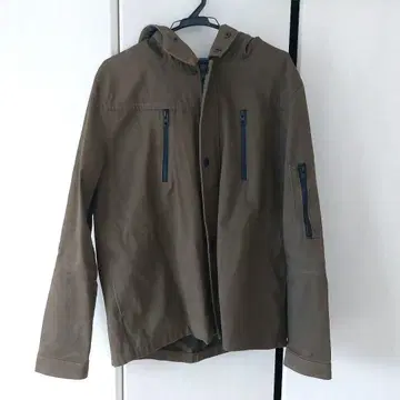 ZARA 자라 블루종 안감 카모 패턴 표기 42