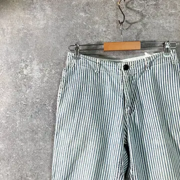 Ordinary fits 와이드 팬츠 스트라이프 라이트 블루