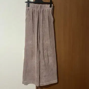 RHC 연보라 코듀로이 와이드 팬츠