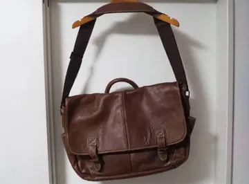 vintage LLbean aging leather 숄더백