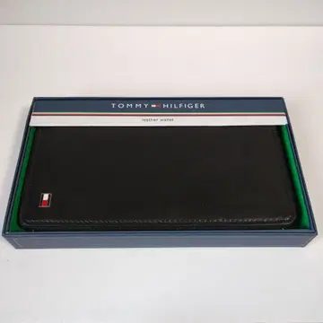TOMMY HILFIGER 가죽 지갑 블랙