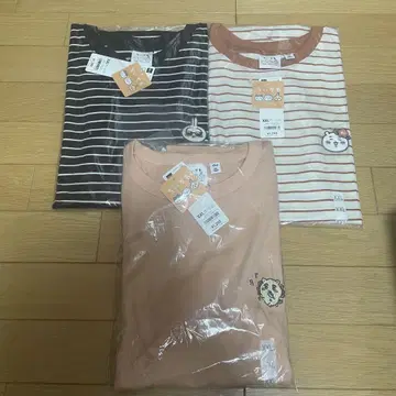 GU 치이카와(먼작귀) T셔츠 3개 세트
