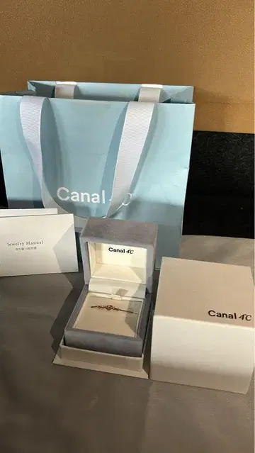 Canal 4C 로즈 골드 하트 팔찌