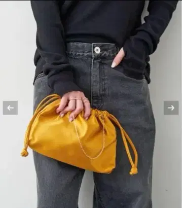 Deuxieme Classe CELERI SATIN MINI POUCH