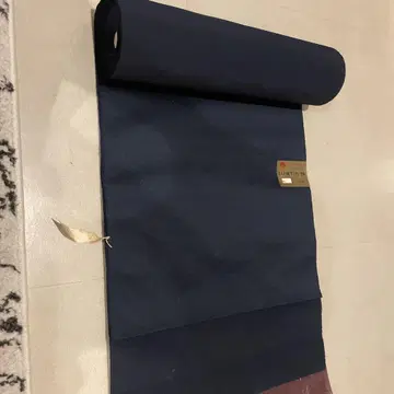 다크 네이비 옷감 토모에 회관 제작 폭 39cm 길이 12m 50cm