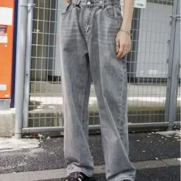 안티로자 홀리데이 하이웨스트 루즈 데님