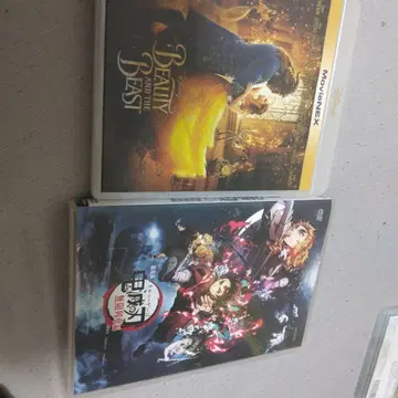 미녀와 야수 & 귀멸의 칼날 DVD/Blu-ray 세트