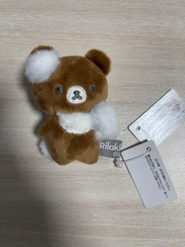 손바닥 봉제 인형 갈색 곰