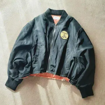 W.W.G 잘린 디자인 자켓 블루종 점퍼 MA-1