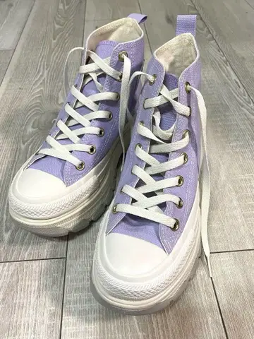 새상품 ALL STAR 라벤더 하이컷 스니커즈