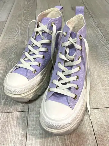 새상품 ALL STAR 라벤더 하이컷 스니커즈